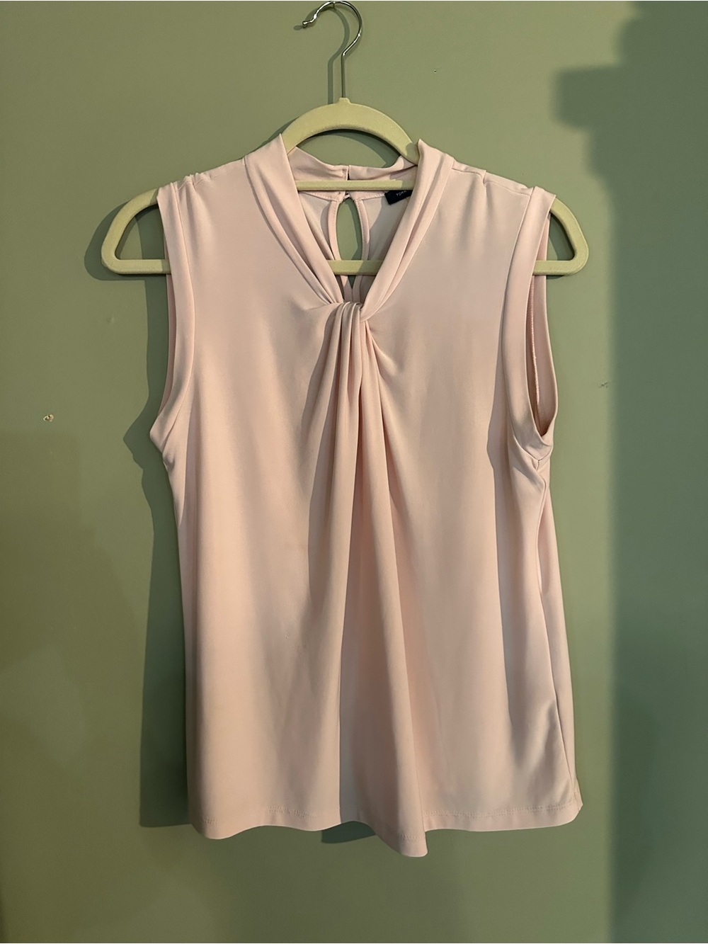 Tommy Hilfiger Sleeveless Twist-Neck Camisole - Pale Pink